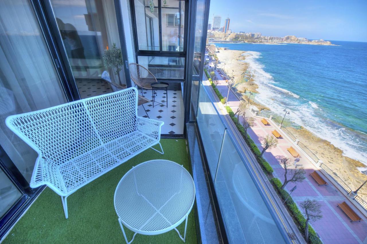 Beautifully Furnished Seafront 4 Bedrooms Goslm-4 Sliema Kültér fotó